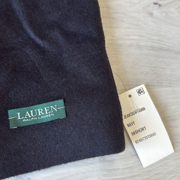 Ralph Lauren Men's Jake Classic Fit Overcoat, navy 36 short‎ nwt - Picture 5 of 7